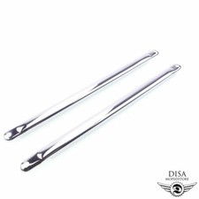 Chrom Streben Satz für Gepäckträger Mofa Moped für Vespa Piaggio Ciao