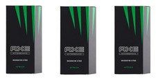 3x AXE AFRICA AFTER SHAVE INVIGORATING CITRUS 3x100ML / 3x3.38 Fl Oz
