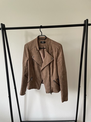 Only bikerjacke wildlederoptik - only,