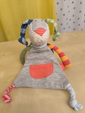 Sigikid Schmusetuch Hase Bunny Ringel Dingel Kuscheltuch Schnuffeltuch grau