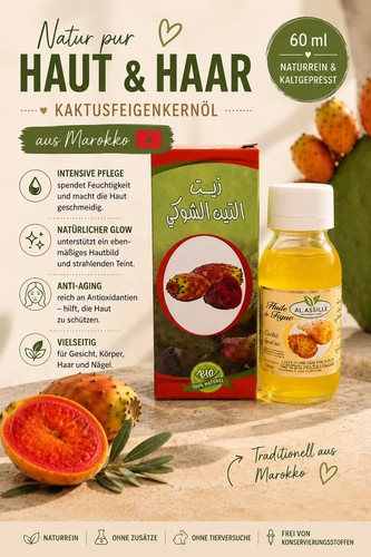 Kaktusfeigenkernöl aus - 60, ml