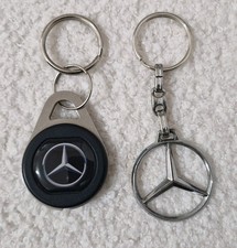 2 Stück MERCEDES BENZ Schlüsselanhänger MB Stern