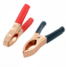 Krokodilklemmen Set 30A Rot &