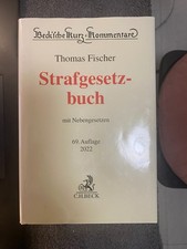 Thomas Fischer StGB-Kommentar, Strafgesetzbuch, 69. Auflage 2022 !TOP-ZUSTAND!