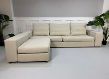 Flexform Groundpiece Designer Sofa Stoff Beige Couch Ecksofa Variabel Recamiere