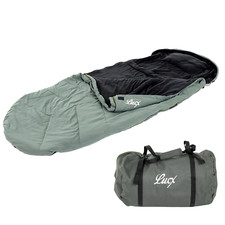 Lucx® Sleepingbag Schlafsack 5 Season Anglerschlafsack Karpfenangeln "Nightcat"