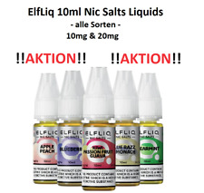 Elfliq Elfbar Liquid 10ml - 10mg & 20mg mit Nikotin (Nic Salt 600 E-Liquid Vape)