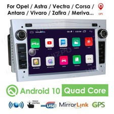 Android 12 Autoradio GPS Navi SWC BT Für Opel Astra H Corsa C D Zafira B Silber