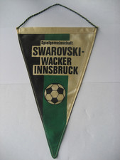 Spielgemeinschaft Swarovski FC Wacker Innsbruck. Wimpel. 70er Jahre.