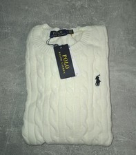 Ralph Lauren Pullover L weiß 