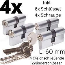 4 Schließzylinder