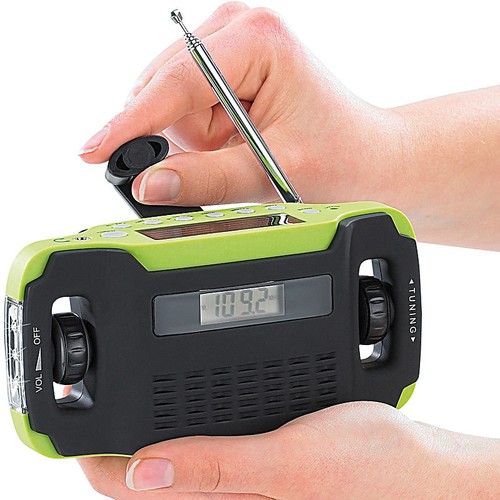 Infactory kurbelradio solar - kurbelradio:, solar-