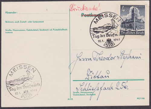 Sonderstempel meissen tag der - meissen,