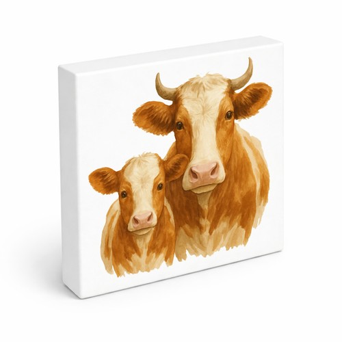 Kuh familie und - kuh,