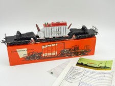 Märklin H0 4618 Eigenbau Tiefladewagen mit Trafo - Bitte lesen! - OVP(?)