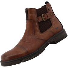 Mustang Herren Tex-Stiefel Stiefelette Braun 15M0081001-brown Fleecefutter