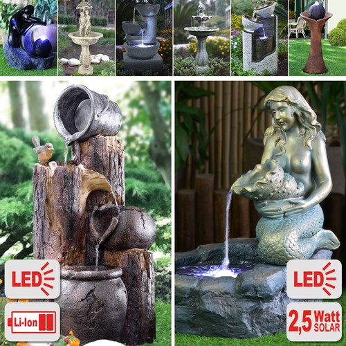 Solar gartenbrunnen - solar,