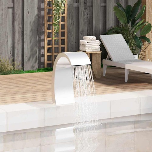 Pool wasserfall schwalldusche - pool,