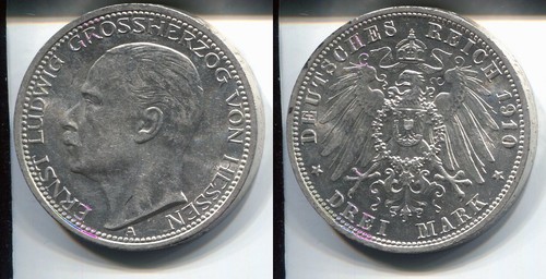 Hessen 1910 mark in - 1910,