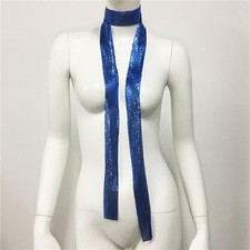 Metall Pailletten Krawatte