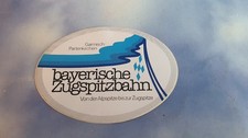 Eisenbahnaufkleber  bayerische Zugspitzbahn   Video