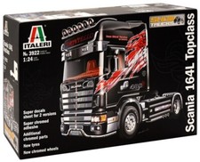 ITALERI - SCANIA 164 L Top Class 480 v8 4x2 Show Truck Modell zum Zusammenbau...