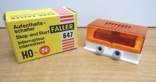 Faller 647 Aufenthaltsschalter mit OVP für AMS & H0 in guten Zustand