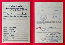 ADMV Fahrerkarte GLAUBITZ bei