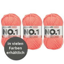 MyBoshi No.1 Häkel- und Strickgarn Set 3x50g (6,63 EUR/100 g)
