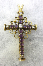 GOLD-ANHÄNGER - Antikes KREUZ