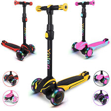 LED Leuchtenden Räder Kinderroller Faltbarer Kinder Roller Scooter Tretroller