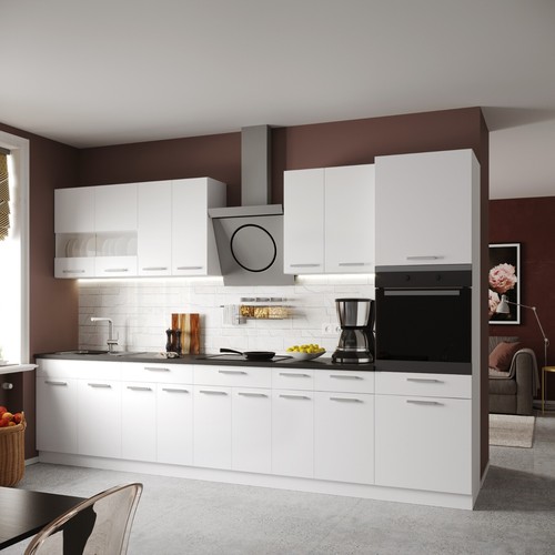 Küche mit hochschrank - mit,