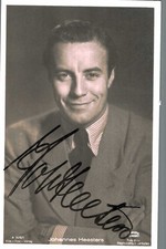 Johannes Heesters     ** Original Unterschrift auf Ross Karte  - N 371 i