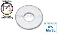 0% MwSt. Große U-Scheiben /