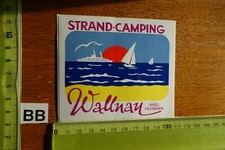 Alter aufkleber camping - aufkleber,