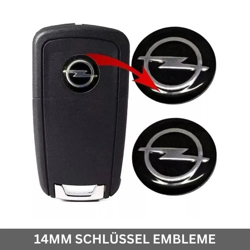 Opel schlüssel emblem 14mm - schlüssel,