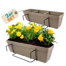 2er Set Blumenkasten Balkon