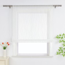 Transparent Raffrollo mit