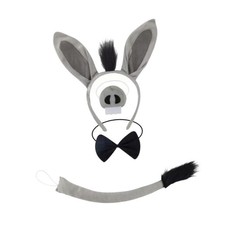 Esel kostüm set halloween - esel-kostüm-set,,