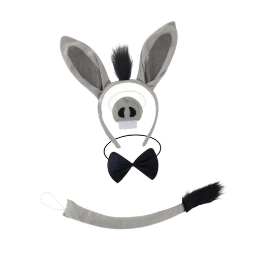Esel kostüm set halloween - esel-kostüm-set,,