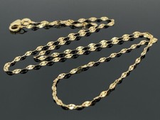 PLÄTTCHENKETTE  AUS 585/- GELBGOLD SCHMUCKJAGD