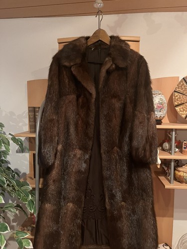 Luxus pelzmantel bisam - luxus,