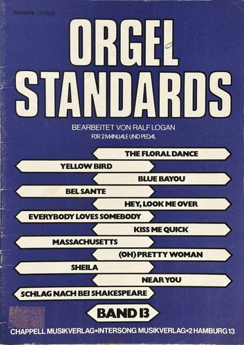 Noten orgel standards - noten,