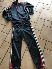 Jogginganzug Adidas Gr USA In L Blau mit Pink Für Mädchen