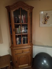 Eckschrank, Eiche rustikal mit