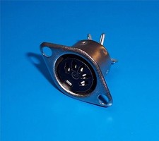 Rund-Steckverbinder- Einbaubuchse 5polig