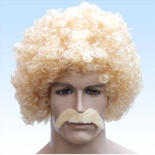 Blonde mega afro - mega, perücke