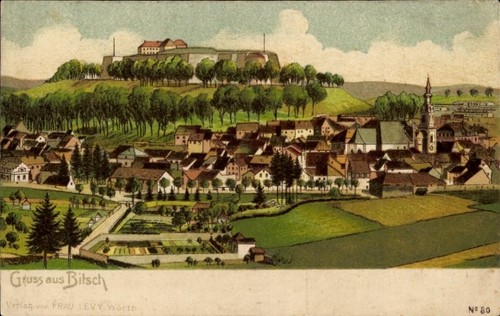 Litho bitche bitsch lothringen - litho,