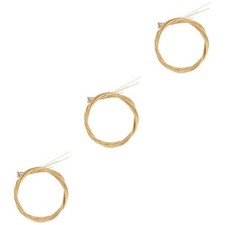  3 Sets Saiten Akustik Bass Bassgitarren -Accessoire Musikinstrumententeile