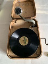 Koffergrammophon tragbar und